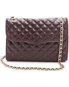Rebecca Minkoff Quilted Affair Bag - Black Cherry - Lyst