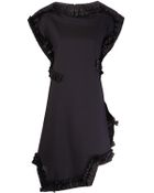 Comme Des Garçons Ruffle Trimmed Dress - Lyst