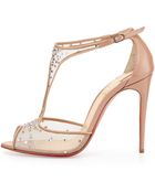 Christian Louboutin Patinana Strass Red Sole Sandal - Lyst