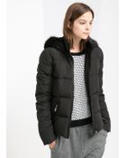 Mango Feather Down Hooded Coat - Lyst