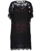 Just Cavalli Short Dress - Lyst