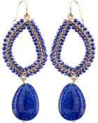 Panacea Wire-Wrapped Crystal-Drop Earrings - Lyst