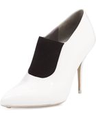 Alexander Wang Natasha Stretch-Front Calfskin Bootie - Lyst