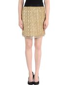 Markus Lupfer Mini Skirt - Lyst
