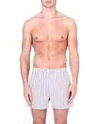 Sunspel Striped Boxer Shorts - Lyst