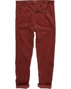 River Island Burgundy Corduroy Pants - Lyst
