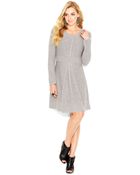 Jessica Simpson Cable-Knit Sweater Dress - Lyst