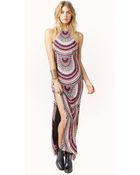 Mara Hoffman High Neck Column Dress - Lyst