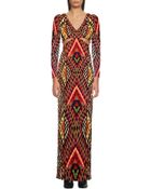 Mara Hoffman Deep V Side Cutout Maxi Dress - Lyst