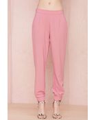 Nasty Gal Slackin' Off Jogger Pants - Lyst