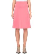 Jil Sander A-line Neoprene Skirt - Lyst