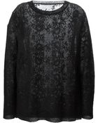Ermanno Scervino Woven Lace Sweater - Lyst