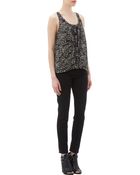 Proenza Schouler Abstract Wave-Print Sleeveless Top - Lyst
