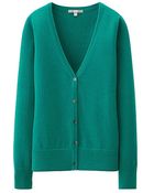Uniqlo Women Cashmere V Neck Cardigan - Lyst