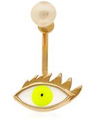 Delfina Delettrez Cartoon Eye And Pearl Mono Earring - Lyst