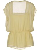 Gold Case Top - Lyst