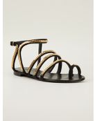 Giuseppe Zanotti Chain Embellished Sandals - Lyst