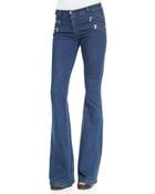 Michael Kors Stretch-Denim Flared Jeans - Lyst