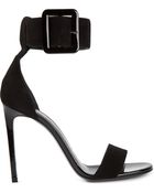 Saint Laurent 'Jane 105' Ankle Cuff Sandals - Lyst