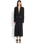 Donna Karan New York Jersey Shirtdress - Lyst