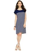 C. Wonder Cotton Slub Striped Tee Dress - Lyst