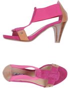 Julie Dee Platform Sandals - Lyst