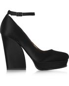 Lanvin Satin Pumps - Lyst