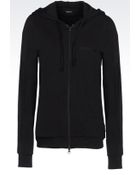 Emporio Armani Hooded Sweatshirt - Lyst