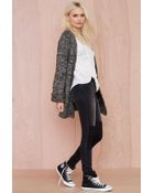 Nasty Gal Unif Mellow Knit Cardigan - Lyst