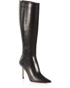 Jimmy Choo Alma Leather Knee-High Boots - Lyst