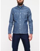 Rogue Territory Work Shirt in Raw Chambray - Lyst