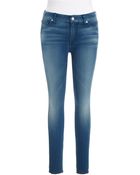 7 For All Mankind Illusion Skinny Ankle Jeans - Lyst