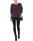 Rag & Bone Cara Cable-Knit Wool And Cashmere-Blend Sweater - Lyst