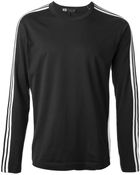 Y-3 Longsleeved Three Stripe Top - Lyst