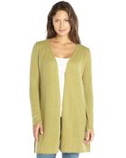 Autumn Cashmere Artichoke Green Cashmere Speckled Knit Open Duster Cardigan - Lyst