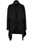 Tara Jarmon Wool-Mohair-Blend Cardigan Coat - Lyst