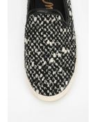 Sam Edelman Crackle Slip-On Sneaker - Lyst