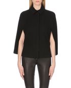 Theory Danijo Wool-blend Cape - Lyst