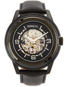 Breil Orchestra Leather-Strap Skeleton-Dial Watch - Lyst
