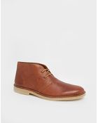Selected Homme Leather Desert Boots - Lyst