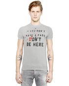 DSquared2 Printed Cotton Piqué T-Shirt - Lyst