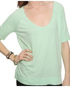 Forever 21 Soft Oversize Tee - Lyst