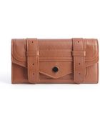 Proenza Schouler Saddle Brown Leather 'Ps1 Continental' Wallet - Lyst
