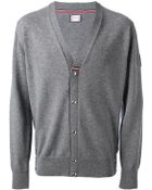 Moncler Gamme Bleu Snap Cardigan - Lyst