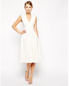 Asos Picnic Skater Dress In Texture - Lyst