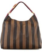 Fendi Pequin Borsa Hobo Bag - Lyst