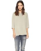 6397 Sport Sweater - Dirty Silver - Lyst