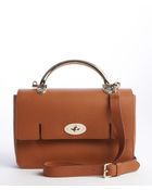 Mulberry Brown Grained Leather 'Bayswater' Crossbody Bag - Lyst