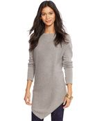 Lauren by Ralph Lauren Plus V-Hem Boatneck Sweater - Lyst