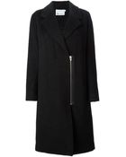 T By Alexander Wang Zipped Boxy Overcoat - Lyst